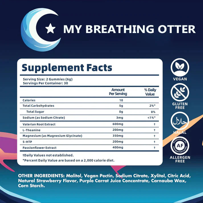 Natural Sleep Gummies – Botanical Blend for Evening Relaxation