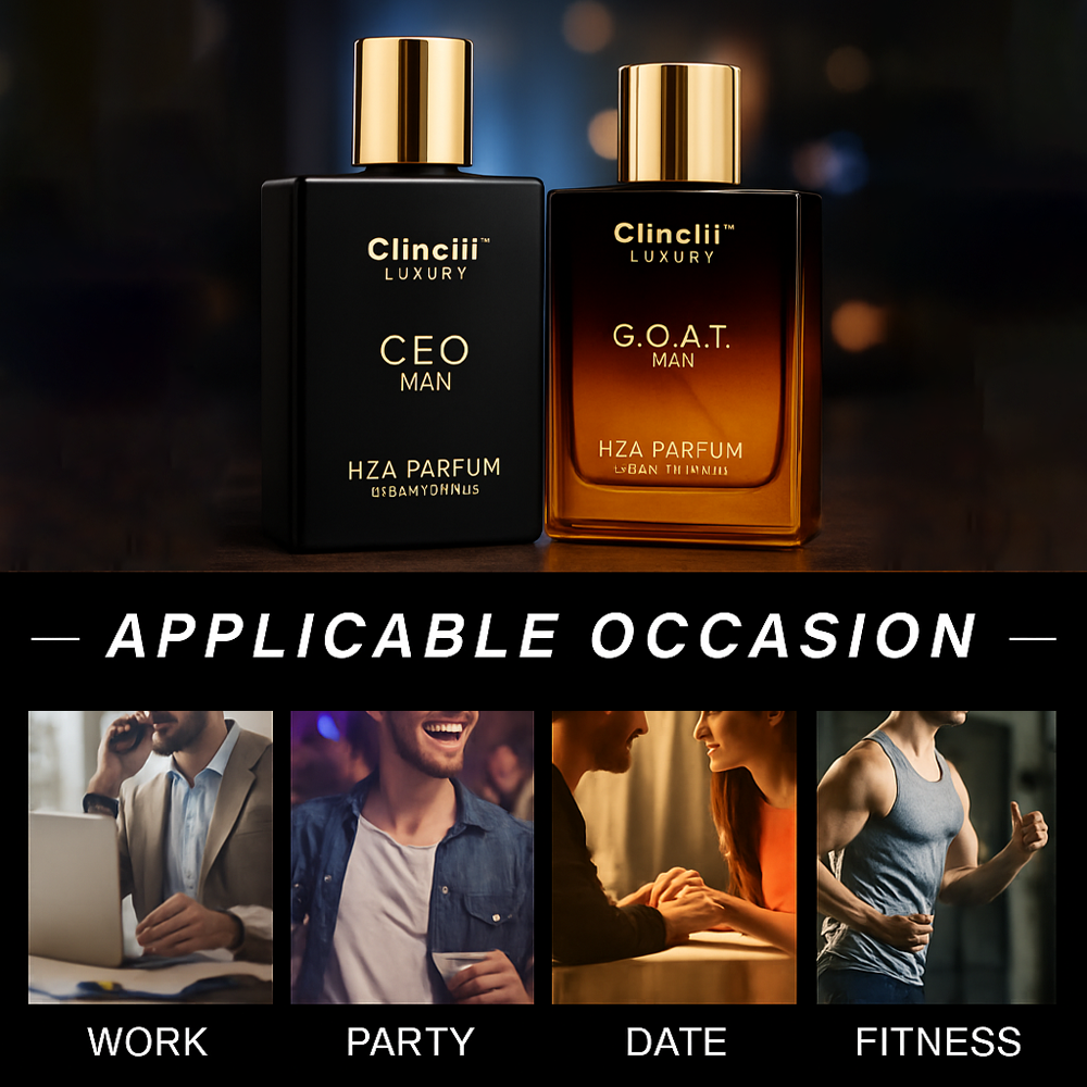 Final 3 Hours: 60%OFF🔥Gentlemen’s Fragrance Set with CEO MAN Perfume & G.O.A.T MAN Aroma