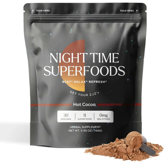 Magnesium Hot Cocoa – Natural Sleep Support, Melatonin-Free & Vegan