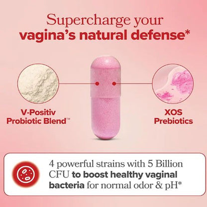 URO Vaginal Probiotics for Women PH Balance with Prebiotics & Lactobacillus Probiotic Blend